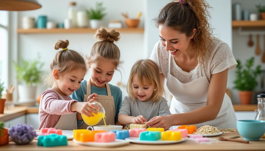 seife selber machen mit kindern: entdecken sie kreative ideen und einfache anleitungen für gemeinsames basteln und natürliche seifenherstellung zu hause.